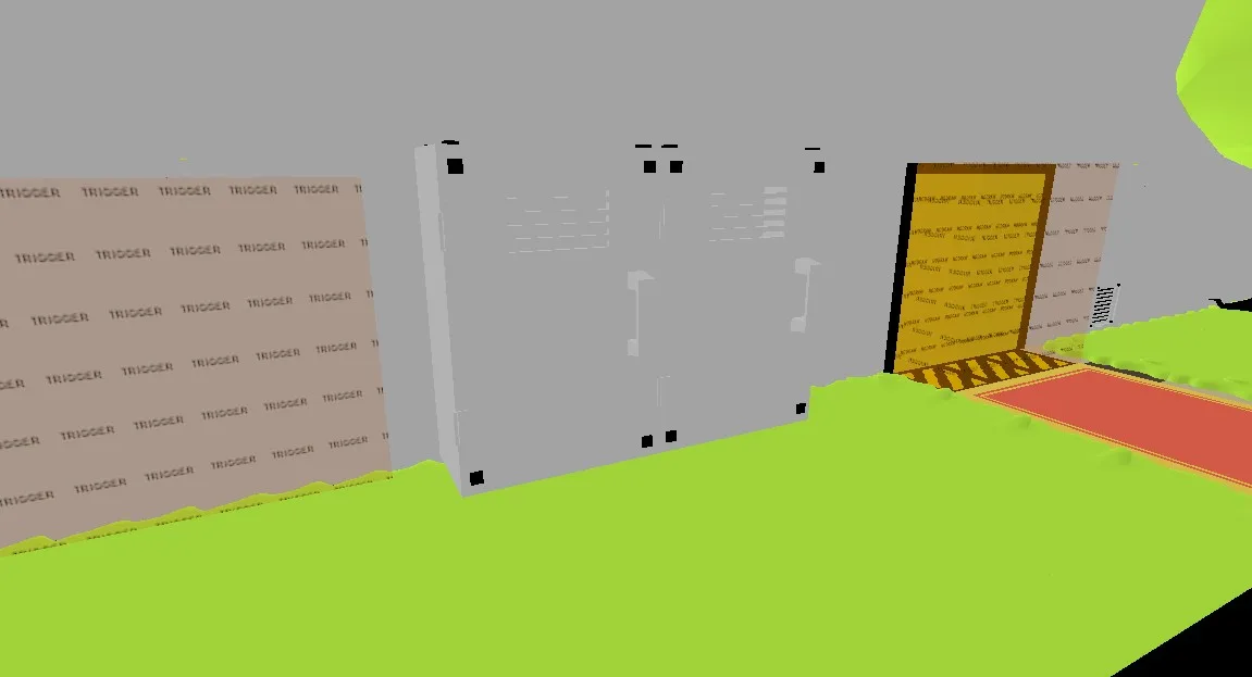 Lockers that were part of the balcony section.